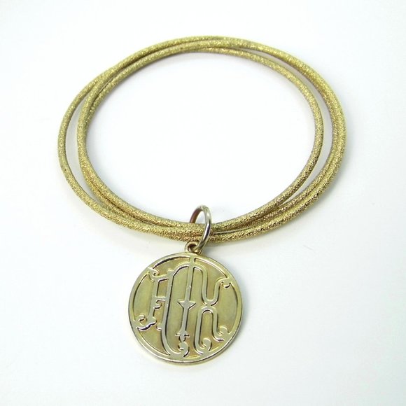 ARMANI A|X triple Bangle Charm Bracelet - Picture 4 of 5